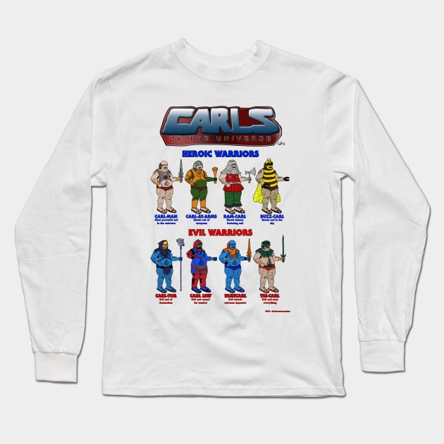 Carls of the Universe, Wave 1 Long Sleeve T-Shirt by TheDreamComparison